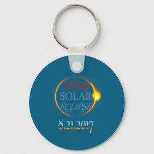 Total Solar Eclipse 2017 Design Key Ring