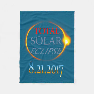 Total Solar Eclipse 2017 Fleece Blanket
