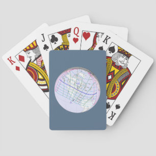 Total Solar Eclipse 2017 Global Path Playing Cards