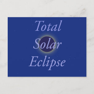 Total Solar Eclipse 2017 Postcard