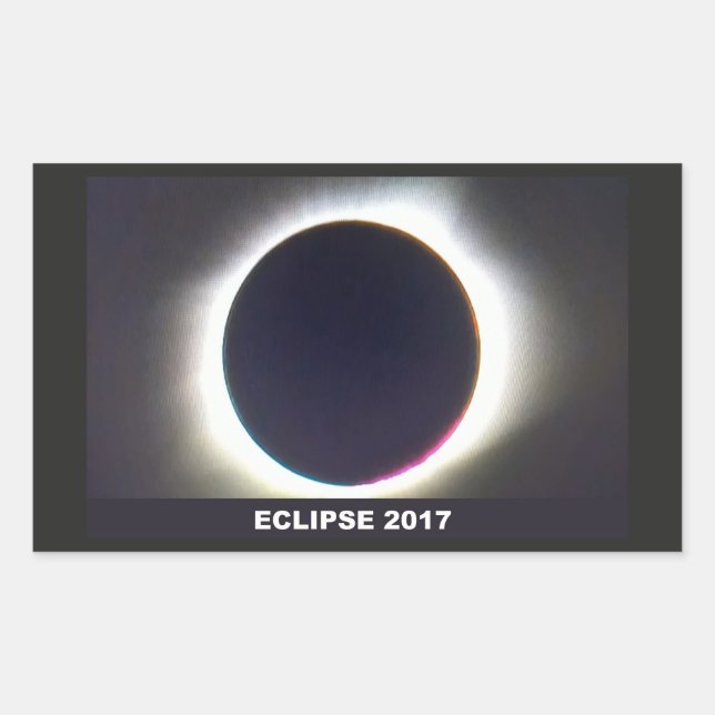 Total Solar eclipse 2017 Stickers (Front)