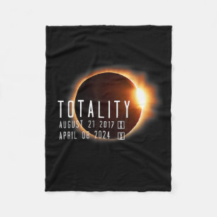 Total Solar Eclipse 2024 2017 Totality Twice In A  Fleece Blanket