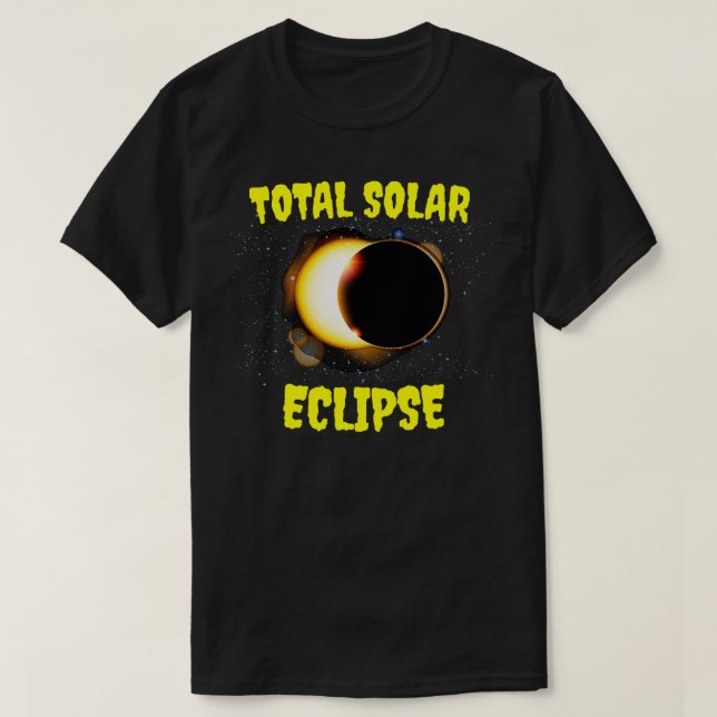 Total Solar Eclipse 2024  5 T-Shirt (Design Front)