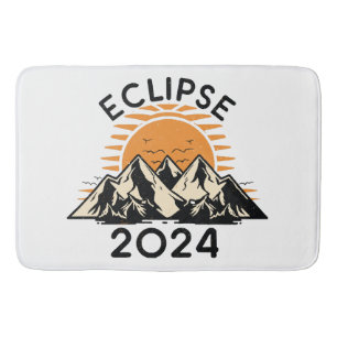 Total Solar Eclipse 2024 Bath Mat
