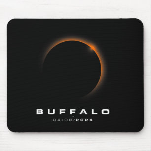 Total Solar Eclipse 2024 - Buffalo Solar Eclipse Mouse Pad