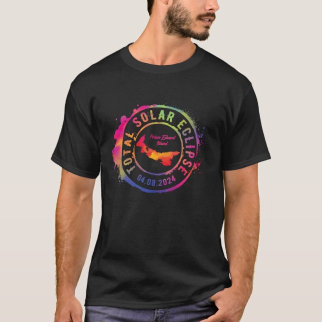 Total Solar Eclipse 2024 Canada Prince Edward Isla T-Shirt (Front)