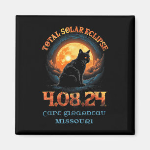 Total Solar Eclipse 2024 Cape Girardeau Missouri Magnet