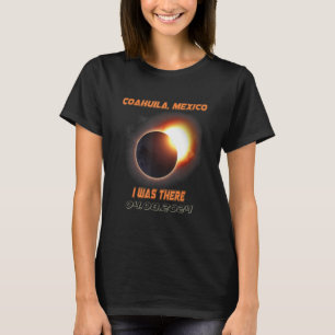 Total Solar Eclipse 2024 Coahuila Mexico T-Shirt