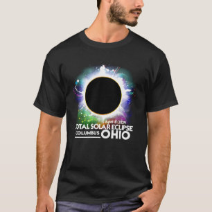 Total Solar Eclipse 2024 Columbus OHIO Totality Ap T-Shirt
