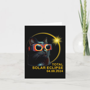 Total Solar Eclipse 2024 Cute Solar Eclipse Kids T Card