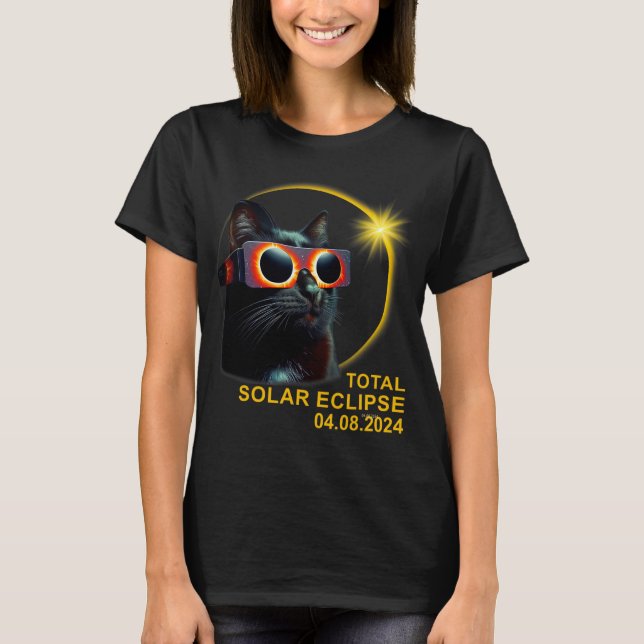 Total Solar Eclipse 2024 Cute Solar Eclipse Kids T T-Shirt (Front)