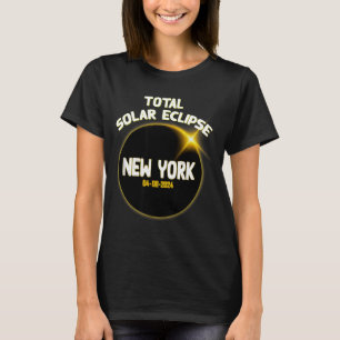Total Solar Eclipse 2024 in New York April 8 2024 T-Shirt