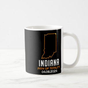 Total Solar Eclipse 2024 Indiana April 8 America T Coffee Mug