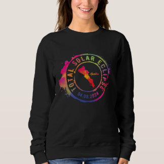 Total Solar Eclipse 2024 Mexico Sinaloa Mazatlan T Sweatshirt