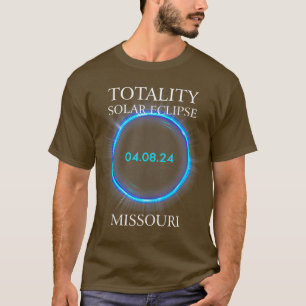Total Solar Eclipse 2024 Missouri 040824 Astronomy T-Shirt