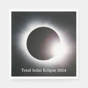 Total solar eclipse 2024 napkin