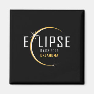 Total Solar Eclipse 2024 Oklahoma America Totality Magnet