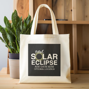 Total Solar Eclipse - 2024 or custom date Tote Bag
