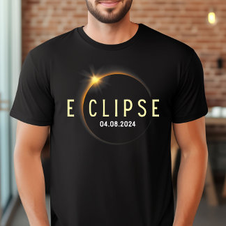 Total Solar Eclipse 2024 Path Of Totality April 8  T-Shirt