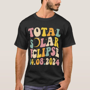 Total Solar Eclipse 2024 Retro Solar Eclipse Men W T-Shirt