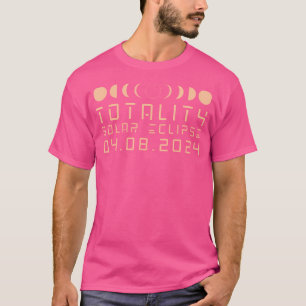 Total Solar Eclipse 2024 Solar Eclipse Astronomy L T-Shirt