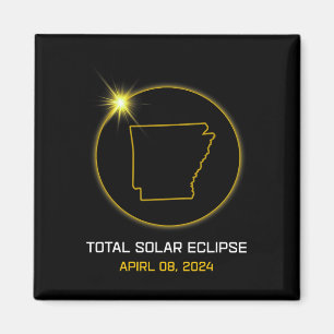 Total Solar Eclipse 2024 The Arkansas Tour Totalit Magnet