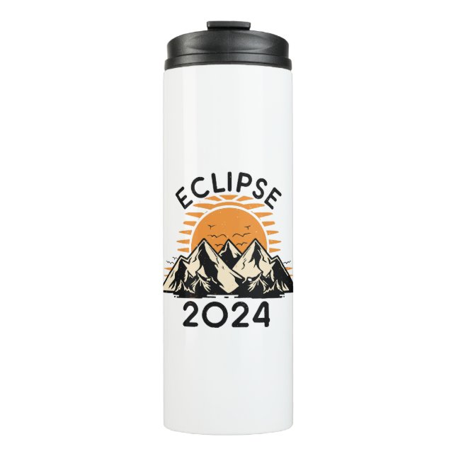 Total Solar Eclipse 2024 Thermal Tumbler (Front)