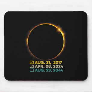Total Solar Eclipse 2024 Totality Checklist 2017 2 Mouse Pad