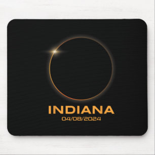 Total Solar Eclipse 2024 Totality Indiana  Mouse Pad