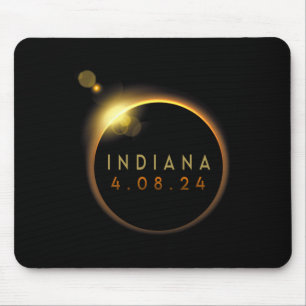 Total Solar Eclipse 2024 Totality Indiana Mouse Pad