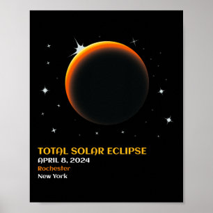Total Solar Eclipse 2024 V4  Poster