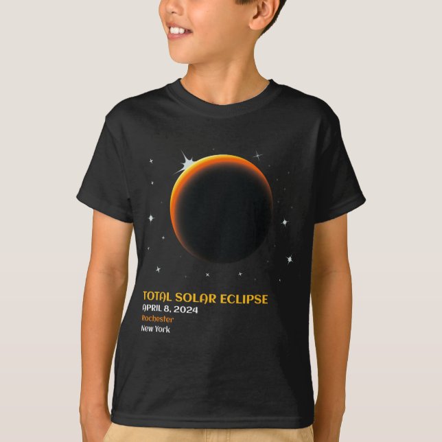 Total Solar Eclipse 2024 V4  T-Shirt (Front)
