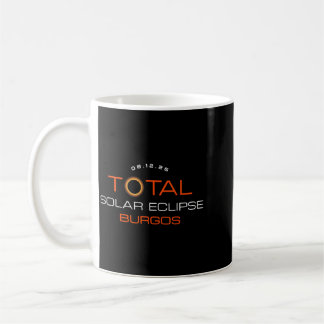 Total Solar Eclipse 2026 Burgos Spain Totality Coffee Mug