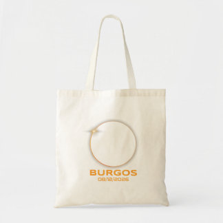 Total Solar Eclipse 2026 Burgos Spain Totality Tote Bag