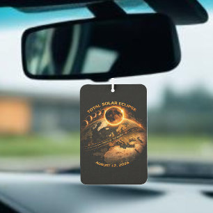 Total Solar Eclipse 2026- Path of Totality Car Air Freshener
