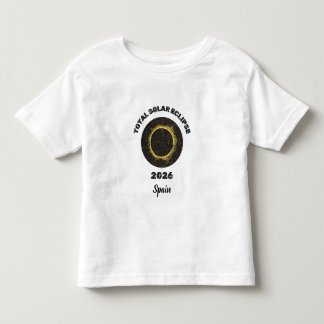 Total Solar Eclipse 2026 Totality Toddler T-Shirt