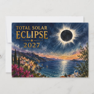 Total Solar Eclipse 2027 Mediterranean  Invitation