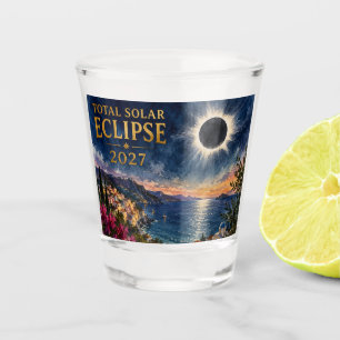 Total Solar Eclipse 2027 Mediterranean Shot Glass