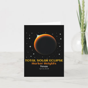Total Solar Eclipse April 86 Card