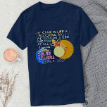 Total Solar Eclipse April 8 2024 American Funny T-Shirt<br><div class="desc">On April 8 2024, a total solar eclipse will be visible across much of the United States. It's being called the "Great North American Solar Eclipse." If you're planning on celebrating this exciting event, this humourous design is perfect for you. The tongue-in-cheek parody text mimics song lyrics and says, "It...</div>