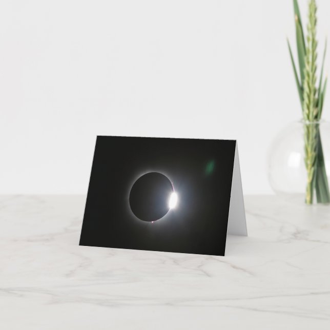 Total Solar Eclipse April 8, 2024 Card (Front)