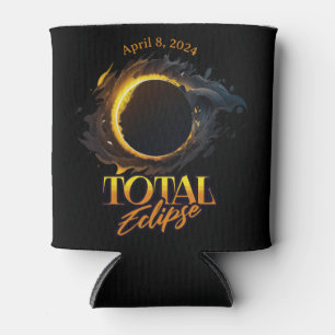 Total Solar Eclipse April 8, 2024 Commemorative  Can Cooler