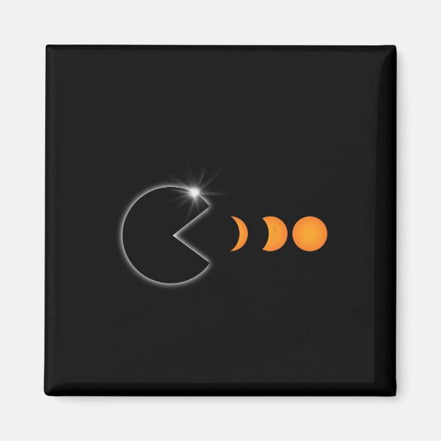 Total Solar Eclipse April 8 2024 Fun Phases Totali Magnet (Front)