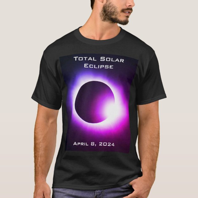 Total solar eclipse April 8, 2024 T-Shirt (Front)