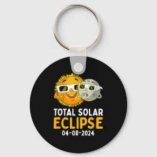 Total Solar Eclipse April 8 Key Ring