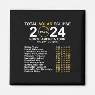 Total Solar Eclipse April 8 Path Of The Eclipse Magnet