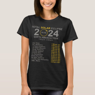 Total Solar Eclipse April 8 Path Of The Eclipse T-Shirt