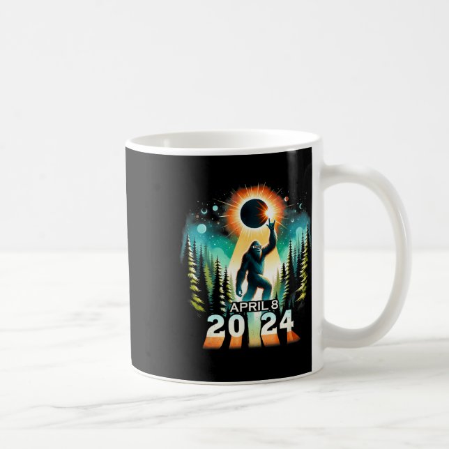 Total Solar Eclipse April 8 Solar Eclipse 2024 Tot Coffee Mug (Right)