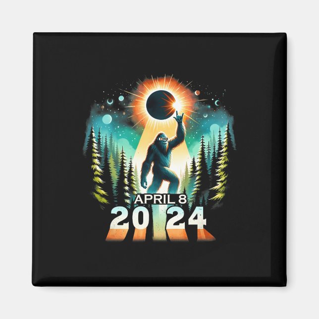 Total Solar Eclipse April 8 Solar Eclipse 2024 Tot Magnet (Front)