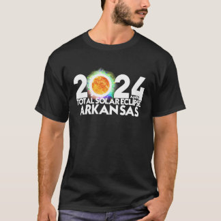 Total Solar Eclipse Arkansas April 8 2024 American T-Shirt